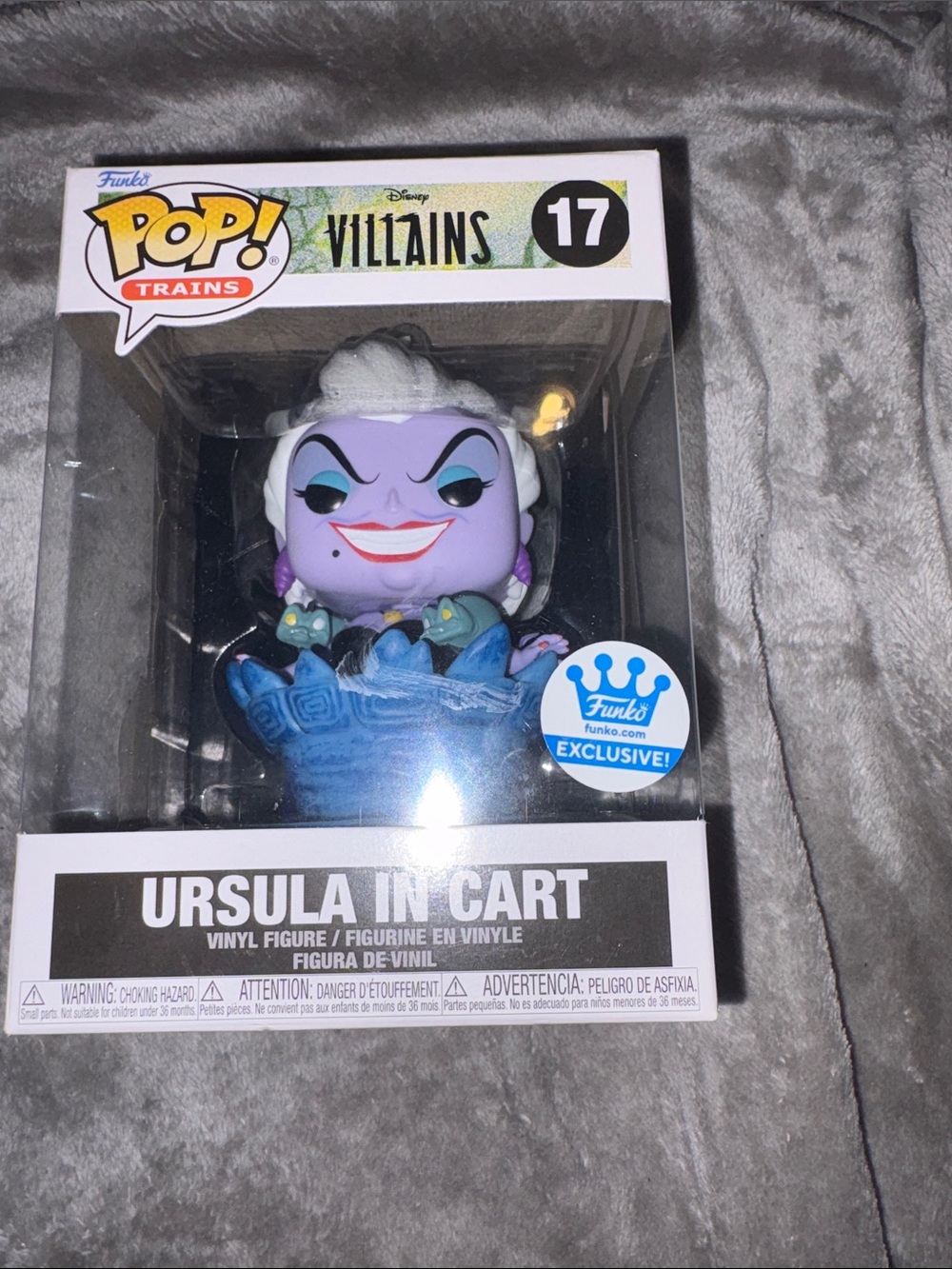 Funko Pop! Ursula in Cart - Purple, Blue & White